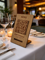 Carte de commentaires Google sans contact en bois, cartes NFC imprimées, cartes Google NFC RFID, support d'affichage pour cartes de commentaires Google et réseaux sociaux