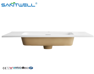 Éviers de conception moderne produits de salle de bains bassin <span class=keywords><strong>en</strong></span> pierre artificielle surface solide <span class=keywords><strong>pour</strong></span> hôtel éviers <span class=keywords><strong>en</strong></span> pierre de résine - Product Image 2