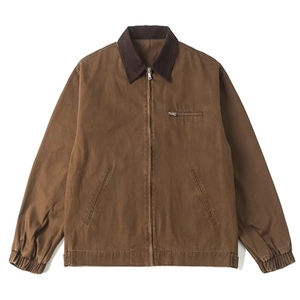 Nuova Giacca Bomber in Denim di Cotone per Uomo, <span class=keywords><strong>Stile</strong></span> Classico, Lavaggio Retrò, Colorata, <span class=keywords><strong>Abbigliamento</strong></span> <span class=keywords><strong>Maschile</strong></span> Casual Primaverile - Product Image 4