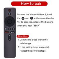 Télécommande vocale XMRM-006B XMRM-006 compatible avec Xiaomi MI TV Stick Box, avec fonction Netflix et Live