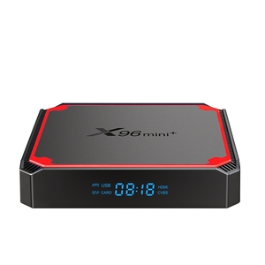 New <span class=keywords><strong>Amlogic</strong></span> <span class=keywords><strong>S905W4</strong></span> TV Boîte X96 Mini Plus 1G 2G RAM Quad Corea Double Bande 5.8G WiFi 4K Android 9.0 Smart TV Set Top Box X96 Mini + - Product Image 2