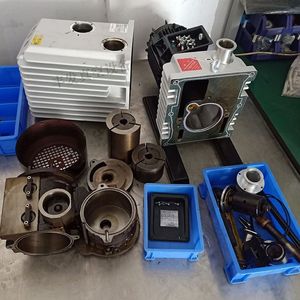 Bomba de vacío de paletas rotativas sellada con aceite Leybold D16C D30C D40C D60C, cuerpo de hierro fundido, motor eléctrico, baja presión, para reparación - Product Image 3