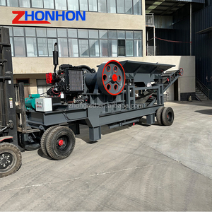 Linea di Produzione Frantumatore a Mascelle Zhonhon, Capacità 5-160 <span class=keywords><strong>T</strong></span>/h, <span class=keywords><strong>Dimensioni</strong></span> e Colore Personalizzabili, Motore AC per Settore Minerario e Edilizio - Product Image 4