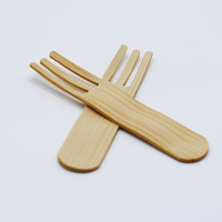 Wegwerp Biologisch Afbreekbare Bamboe Vork 115mm Ecologisch Voedselveilig BPA Vrij Mini Fruitvork voor Feest Catering