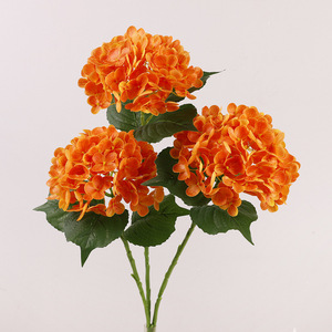 <b>Hydrangea</b> <b>Artificial</b> Flowers White Plastic Natural Touch Wedding Home Decor 90 Petals Reusable Recyclable - Product Image 2