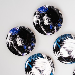 Bán Buôn Tùy Chỉnh Anime Huy Hiệu Thiếc Vòng Kim Loại Pin Nút Với An Toàn Pin Mạ Kỹ Thuật Cho Quà Tặng Khuyến Mãi Giá Rẻ Giá - Product Image 2