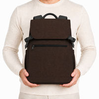 Sac à dos pour ordinateur portable à carreaux, résistant à l'eau, avec compartiment rembourré pour tablette, unisexe, pour voyages d'affaires