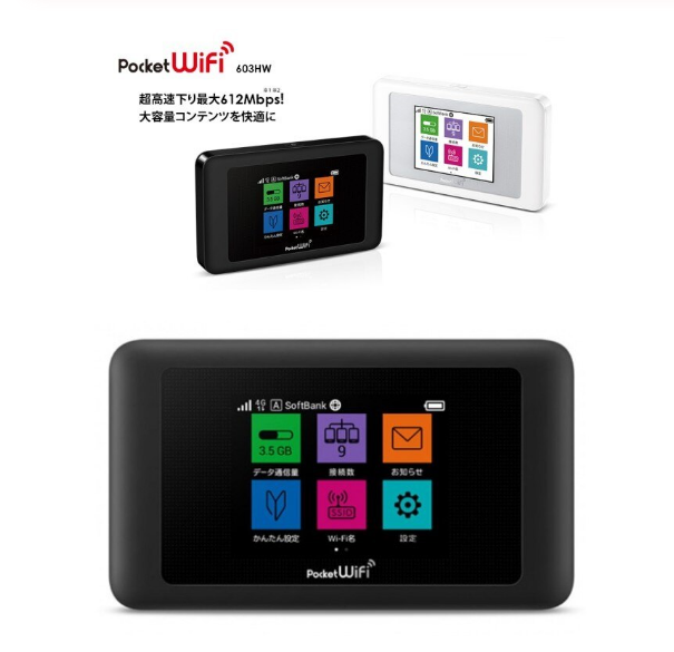 Pocket Wifi 603HW - Fast, Secure, and Versatile Internet