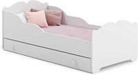 Lit d'enfant en bois de luxe Lit simple un grand tiroir Style européen Économiseur d'espace Canapé-lit double