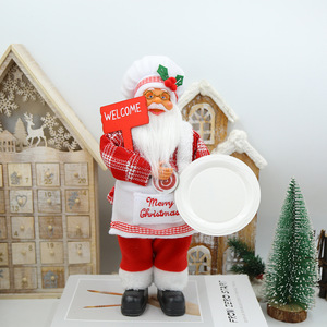 Santa Claus Multicolor Standing Doll <b>Christmas</b> Gift & Decor for Hotels Shopping Malls - Product Image 6