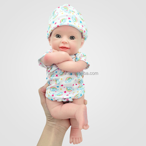 Muñeca Reborn personalizada, juguete <span class=keywords><strong>de</strong></span> bebé en miniatura, realista, <span class=keywords><strong>de</strong></span> <span class=keywords><strong>silicona</strong></span> sólida, <span class=keywords><strong>con</strong></span> <span class=keywords><strong>ojos</strong></span> <span class=keywords><strong>abiertos</strong></span> - Product Image 3