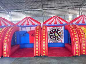 Pack de jeux gonflables multi-sports 5 en 1 / 4 en 1 : Football, Fléchettes, Basket-ball pour parc de trampolines - Product Image 3