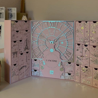 Premium Geschenkverpackung Maßgefertigte Starre Geschenkbox mit Magnetverschluss Feiertags-Countdown 12/24 Tage Adventskalender Weihnachtsgeschenkbox
