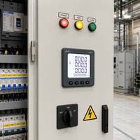 EASTSONG ES96ZY/K3 Medidor de Energía Trifásico Multifuncional Clase 0.5S RS485 Modbus RTU 4DI2DO Analizador de Armónicos Panel LCD IP65
