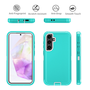 Étui robuste pour <span class=keywords><strong>Samsung</strong></span> Galaxy A37 A57 A27 A07 A17 A56 A55 A54 avec clip de ceinture, étui antichoc avec béquille rotative à 360 degrés - Product Image 6