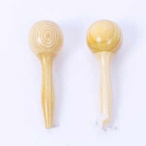 Maracas de Madera para Niños al por Mayor, Sonajero de Mano, Instrumento Musical de Percusión, Juguete Educativo para el Desarrollo de la Agarre, la Visión y el Oído - Product Image 2