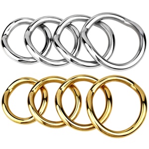 Anillo para Pene FRRK Color Dorado y Plateado, Anillo Metálico para Retrasar la Eyaculación, Bloqueador de Esperma, Producto para Adultos, Juguetes Sexuales para Hombres - Product Image 1