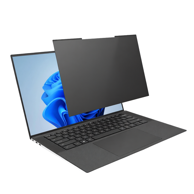 3D Magnetic Laptop Privacy Screen 14 Inch Removable 16:10 Privacy Filter Anti-Glare Blue Ray Reduction for