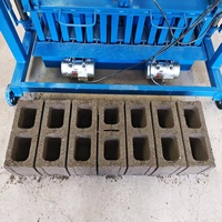 Machine à Briques Électrique Mobile à Prix de Gros, 7 Pièces, Blocs Creux de 6 Pouces, Nouveau Modèle