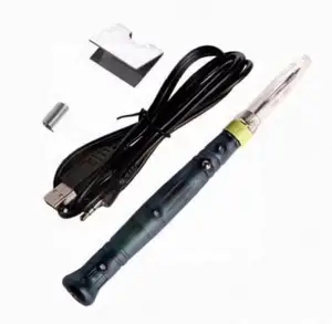 5v 8w Mini Portable Usb Powered Soldering Iron Pen Kit Hand Welding Rework Repair Tool For Heating Element Pcb Repair