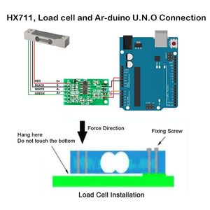 Geekstory Load Cell <b>2kg</b> S-Beam YZC-133 High Precision Sensor for Arduino DIY Electronics - Product Image 3