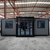 Maison modulaire préfabriquée cyclonique extensible de 20 pieds et 40 pieds, type conteneur, pour petite maison de jardin en Australie