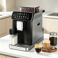 Cafetera Espresso Anbolife con Certificación CE y CB, Bomba Italiana de 20 Bares, Acero Inoxidable, Compacta, Inteligente, para Cappuccino, Fabricación OEM