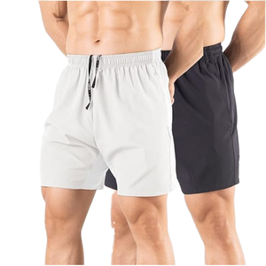 Mens Quick Dry <b>Cargo</b> <b>Shorts</b> Breathable <b>Elastic</b> <b>Waist</b> Casual Summer Beach <b>Shorts</b> with Custom Logo - Product Image 2