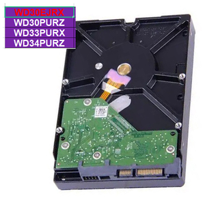 WD30EJRX 3TB Purple Monitoring HDD 3.5 inci SATA 6Gb/s 5400 rpm 64MB Cache Keandalan 24/7 untuk Sistem NVR DVR - Product Image 1