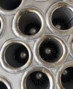 Intercambiador de Calor Tubular de Acero Inoxidable con Aletas Internas para la Recuperación de Calor Residual Industrial, que Mejora la Eficiencia por Turbulencia y es Ecológico - Product Image 2