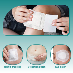 Pansement Non tissé adhésif chirurgical médical stérile de la CE hypoallergénique de bande de pansement avec le tampon absorbant - Product Image 2