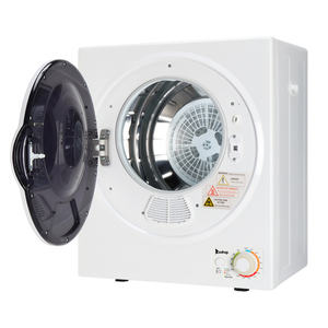 DB ZOKOP GYM25-78 Compact Portable 120V MÉCANIQUE Ménage Sèche-linge 1.6cuft Tambour En Acier Inoxydable Noir Blanc pour - Product Image 4