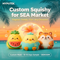 Jouet Squishy en Mousse PU à Rebond Lent, Vente en Gros pour l'Asie du Sud-Est, Cadeau Mignon, Fourniture en Vrac