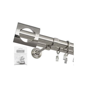 Bojanek - Juego Completo de Rieles Dobles de PVC para Techo, Fácil de Instalar, para Sistema de Cortinas en el Hogar, Rieles Duraderos con Rodillos de Deslizamiento Suave, Kit Completo de Herrajes - Product Image 1