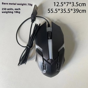 X1 ergonómico USB con cable luminoso ratón para juegos mano derecha para <span class=keywords><strong>PC</strong></span> y portátil para e-sports y uso de oficina suministro al por mayor - Product Image 6