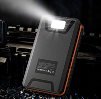 Cargador solar USB C para exteriores de 25000mAh, Banco de energía de carga rápida portátil 3A con 4 paneles solares y función de carga inalámbrica
