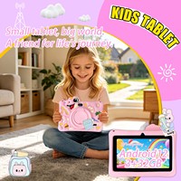 Tablette PC pour enfants YPORANGECHENG 7 pouces Android 12 MTK QuadCore, 2 Go de RAM, 32 Go de stockage, écran capacitif, 3000 mAh, logo personnalisé OEM