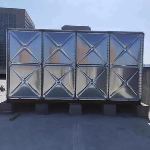 Galvanized Steel Sheet <strong>Iron</strong> <strong>Water</strong> Tank Hot Dipped Galvanized Steel Tank for <strong>Water</strong> - Product Image 1