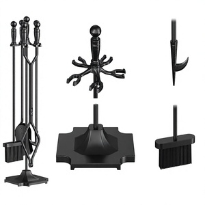 บัวรดน้ำต้นไม้สแตนเลสสีดำ อุปกรณ์รดน้ำสวนโลหะ - Product Image 5
