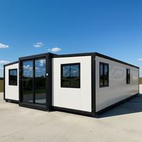 Maison Modulaire Préfabriquée de Luxe en Conteneur 20ft 40ft, Structure en Acier Moderne pour Usage Résidentiel et Commercial