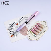 Pinceau à ongles rétractable innovant breveté avec embouts amovibles et remplaçables, outil professionnel pour le dessin et le traçage des ongles