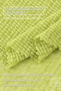 Tissu tricoté en mélange de lin et de polyester haute élasticité 150 GSM pour hauts d'été - Product Image 3