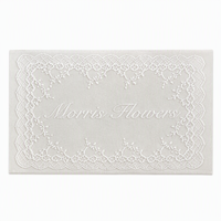 Étiquette personnalisée en satin tissé, étiquette de vêtement en dentelle ton sur ton, étiquette en tissu damassé pour vêtements de mariée, lingerie, robe de mariée