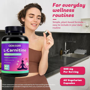 كبسولات إل-كارنيتين للنساء البالغات للتغذية الرياضية وبناء العضلات مع إل-كارنيتين نباتي المصدر، مناسبة للنباتيين وطبيعية - Product Image 2