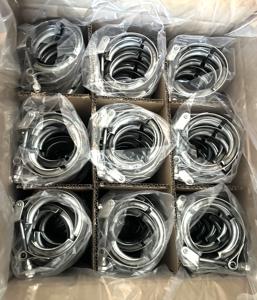 Abrazaderas de escape de acero inoxidable de alta calidad para coche, abrazaderas de banda de escape de 1.75 pulgadas de liberación rápida tipo V y bridas para coches universales - Product Image 6