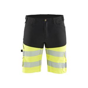 BLAKLADER - 154118119933C48 <b>Hi</b>-<b>Vis</b> <b>shorts</b> stretch Black/Yellow - EAN 7330509692134 <b>HI</b>-<b>VIS</b> WORKWEAR - Product Image 1