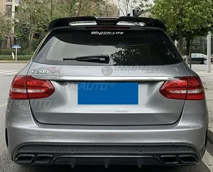สปอยเลอร์หลังคาท้ายรถยนต์ ชุดแต่งสปอยเลอร์หลังสำหรับรถเบนซ์ C Class S205 C180 C200 Travel Edition S205 ปี 2015-2020 อะไหล่ตกแต่งภายนอก - Product Image 2