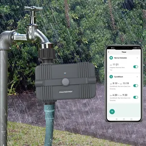 Tuya aplikasi alat penyiram, pompa air Wifi otomatis cerdas untuk pertanian irigasi Taman
