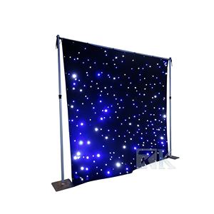 Support de rideau portable pour éclairage LED et toile de fond d'événement avec tubes - Product Image 1