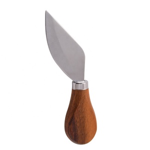 Coltello per <span class=keywords><strong>Formaggio</strong></span> in Acciaio Inox con Manico in Legno di Acacia, Forchetta per <span class=keywords><strong>Formaggio</strong></span>, Spatola Piccola, Utensili da Cucina - Product Image 6